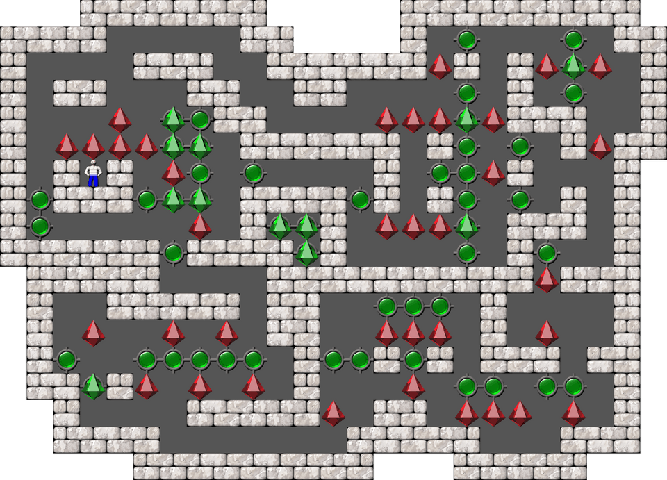 Sokoban Mass Remodel level 1620